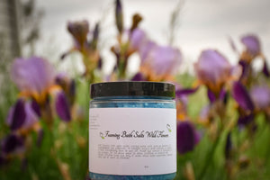 Wild Flowers Foaming Bath Salts 8oz Jar