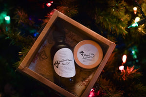 Beard Oil and Mustache Wax Gift Set